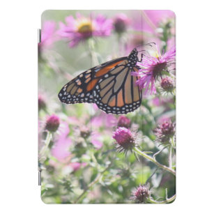 Butterfly and Purple Meadow Flowers iPad Pro Cover