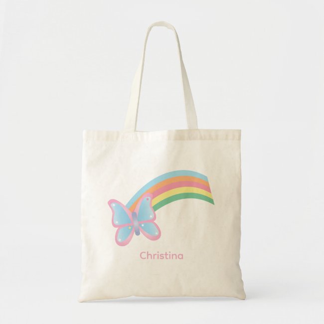 Butterfly and Rainbow Personalize