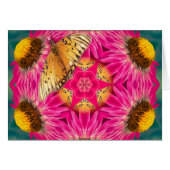 Butterfly and Strawflower Mandala (Front Horizontal)