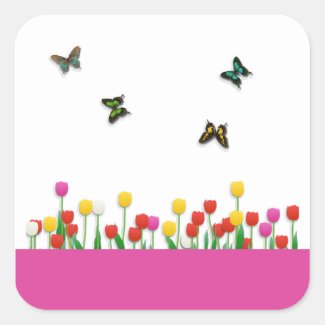 Butterfly and Tulips Coordinated Gift Ideas