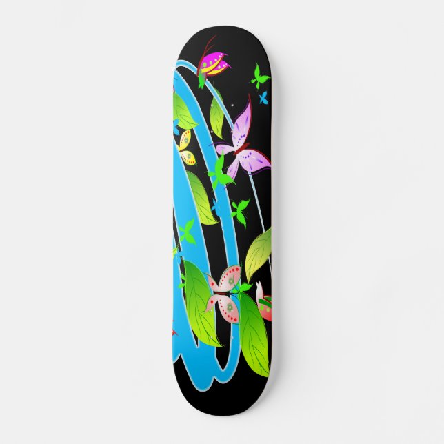 Butterfly Art 12A Skateboard Deck (Front)