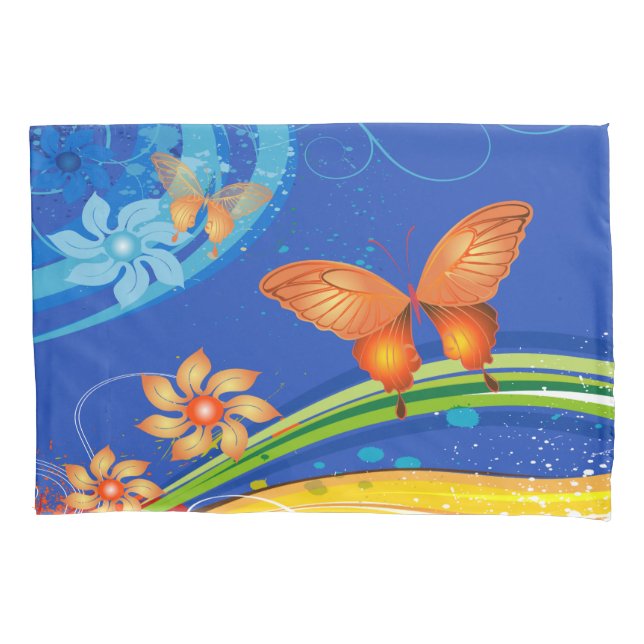 Butterfly Art 19 Image Options Pillow Case (Front)
