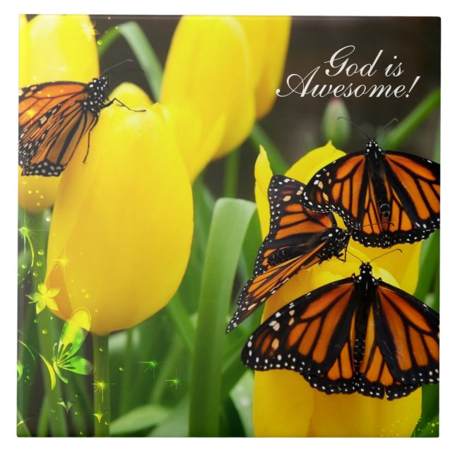 Butterfly Art 22 Tiles (Front)