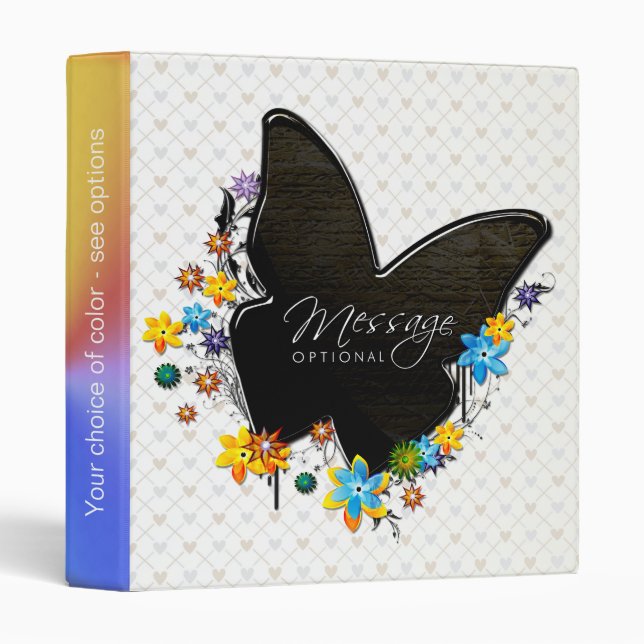 Butterfly Art 25 Binder Options (Front/Spine)