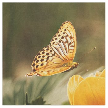 Butterfly Art 32 Options Custom Fabric by Ronspassionfordesign at Zazzle