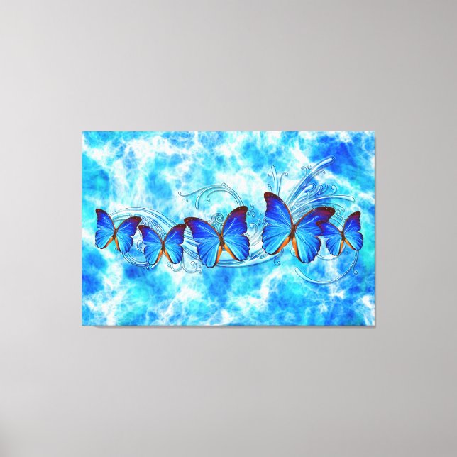 Butterfly Art 37 Wrapped Canvas Print (Front)