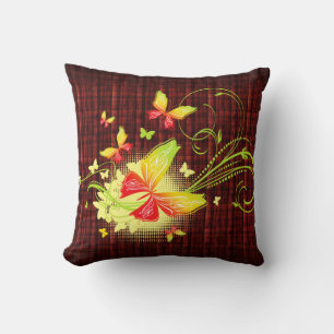 Butterfly Art 5 Pillow