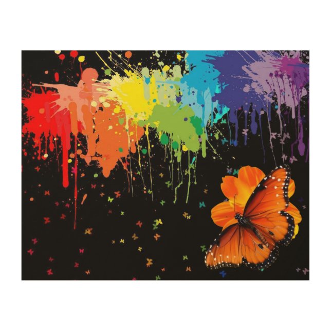 Butterfly Art Abstract Classic (Front)