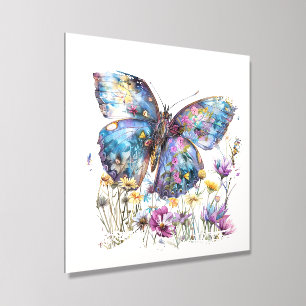 Butterfly Art Acrylic Photo Tile