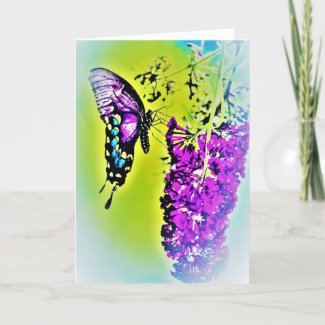 Butterfly / Art, card
