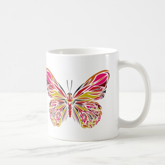 Butterfly Art Coffee Mug (Right)