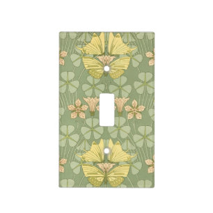 Butterfly Art Deco Light Switch Cover
