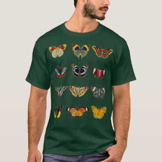 Butterfly Art Entomology Lepidopterist Love Cute B T-Shirt