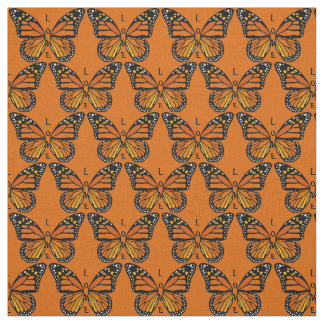 Butterfly Art Fabric Monarch Butterfly Pattern