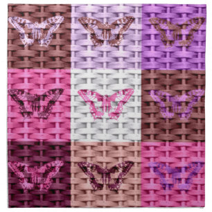 Butterfly art graphic design 2 cloth napkin