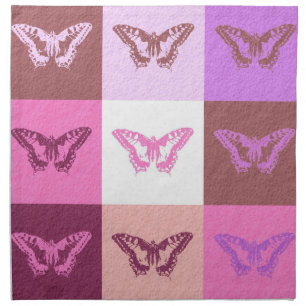 Butterfly art graphic design cloth napkin