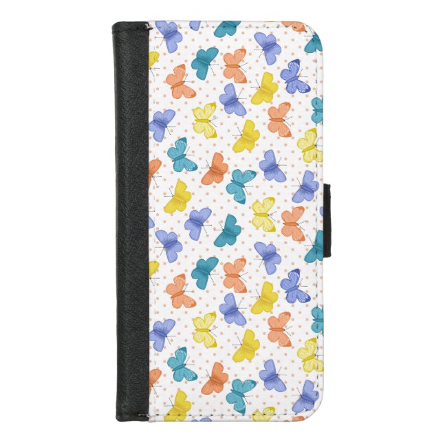 Butterfly Art Ideas iPhone Wallet Case (Front)