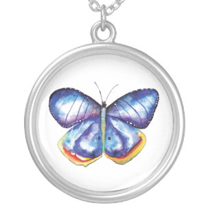 Butterfly Art Necklace