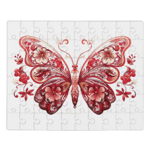 Butterfly art pattern jigsaw puzzle