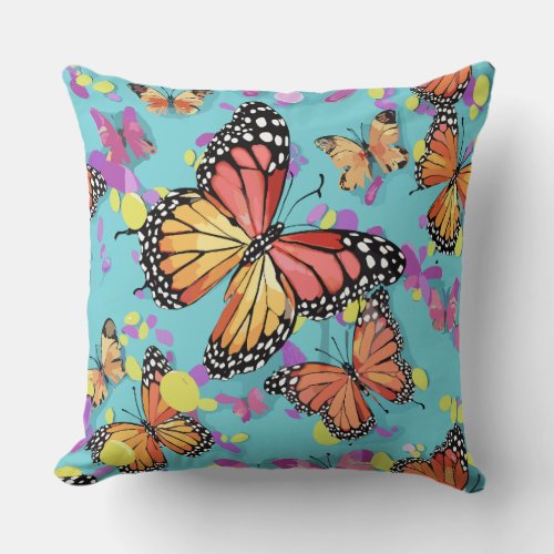 Butterfly Art Pillow