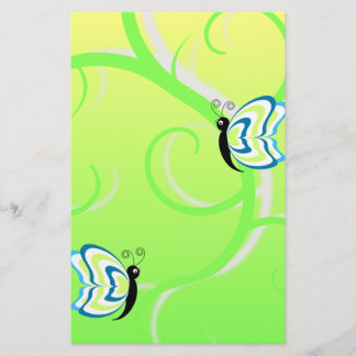 Butterfly Art Scrapbooking Paper