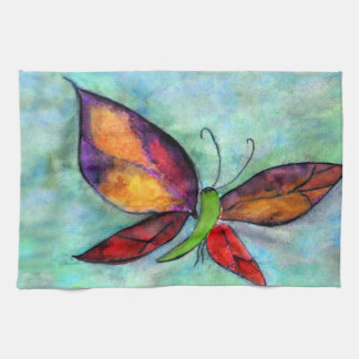 Butterfly art towel