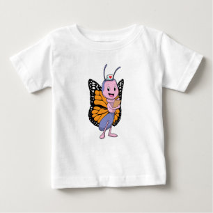 Butterfly as Nurse Baby T-Shirt