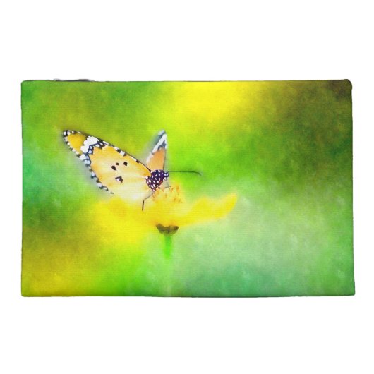 Butterfly Asthma Emergency Kit Travel Accessory Bag (Back)