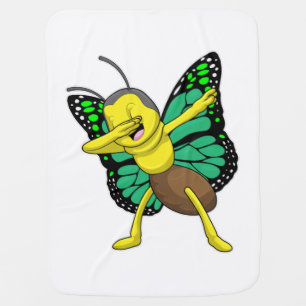 Butterfly at Hip Hop Dance Dab Baby Blanket