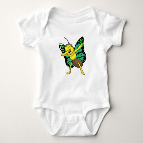 Butterfly at Hip Hop Dance Dab Baby Bodysuit