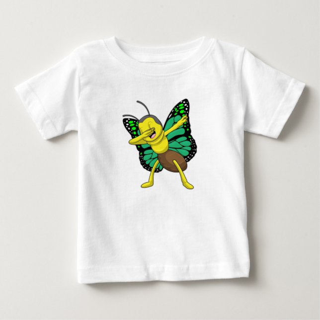 Butterfly at Hip Hop Dance Dab Baby T-Shirt (Front)