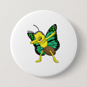 Butterfly at Hip Hop Dance Dab Button