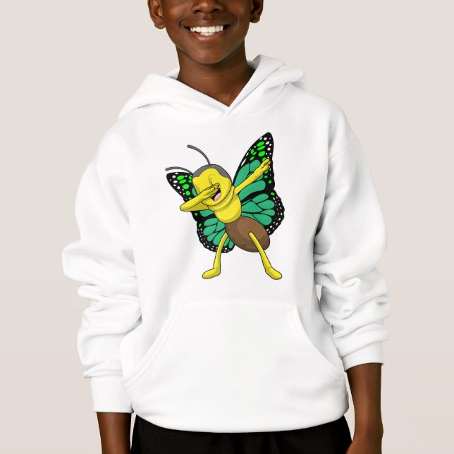 Butterfly at Hip Hop Dance Dab Hoodie (Front)