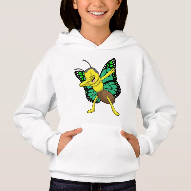 Butterfly at Hip Hop Dance Dab Hoodie (Front)