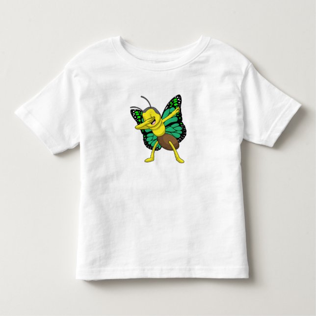 Butterfly at Hip Hop Dance Dab Toddler T-shirt (Front)