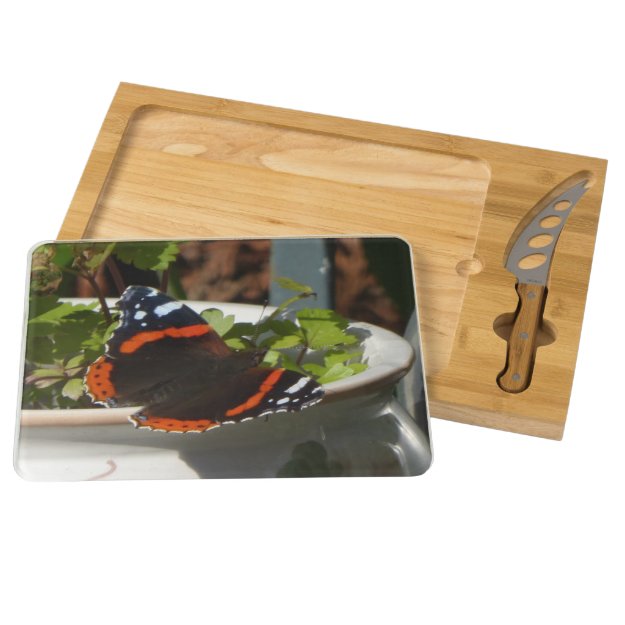 Butterfly Atalanta Cheese Board