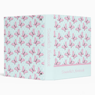 Butterfly Avery Signature Binder, 1" 3 Ring Binder