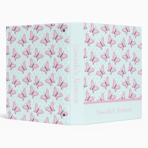 Butterfly Avery Signature Binder 1 3 Ring Binder