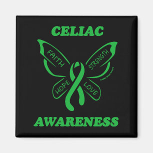 Butterfly/Awareness...Celiac Magnet