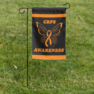 Butterfly/Awareness...CRPS Garden Flag