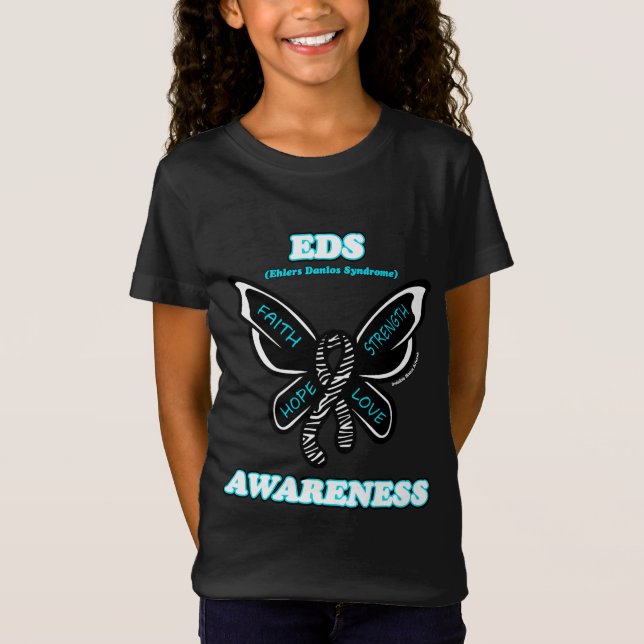 Butterfly/Awareness...EDS T-Shirt (Front)