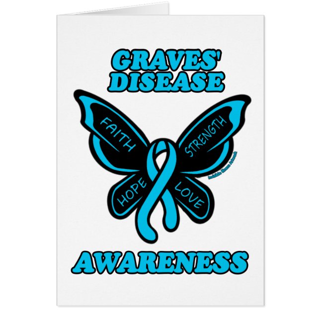 Butterfly/Awareness...Graves' Cards (Front)