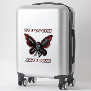 Butterfly/Awareness...Tarlov Cyst Sticker