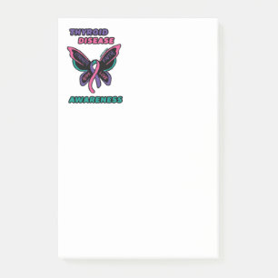 Butterfly/Awareness...Thyroid Disease Post-it Notes