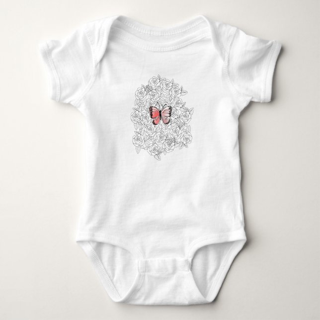 Butterfly Baby Bodysuit (Front)