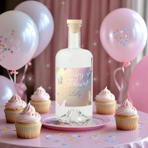 Butterfly Baby Girl Food Label