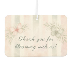 Butterfly Baby in Bloom Pink Sage Green Air Freshener