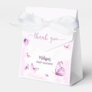 Butterfly Baby Shower Favor Boxes