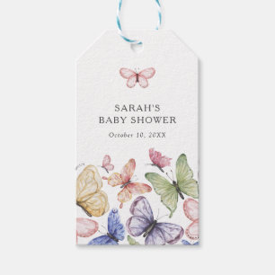 Butterfly Baby Shower Gift Tags