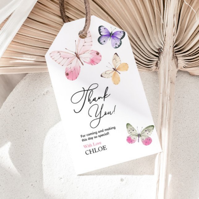 Butterfly Baby Shower  Gift Tags (Creator Uploaded)